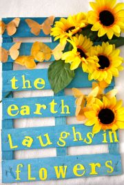 La tierra se ríe con flores