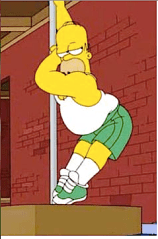 pole dancing homer